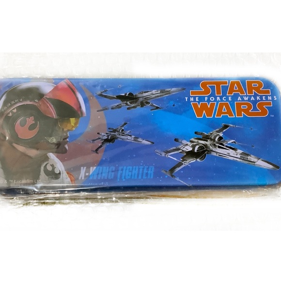 Star Wars Tin Case Storage Box The Force Awakens - Picture 6 of 8